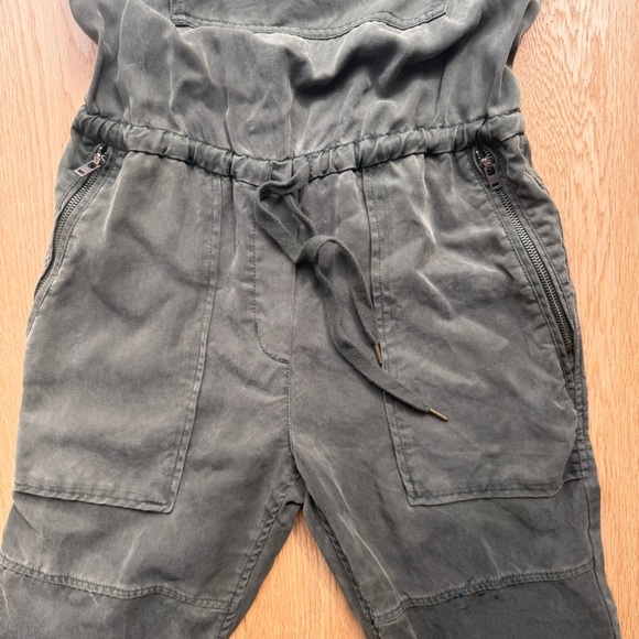 Aritzia Wilfred Free OLIVE Green Lyocell Valletta‎ Overalls Jumpsuit XXS - Picture 9 of 17